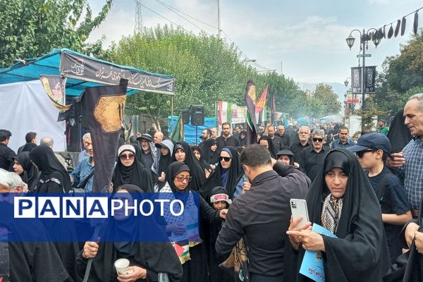 برپایی موکب عشاق الحسین سازمان دانش‌آموزی شهر تهران