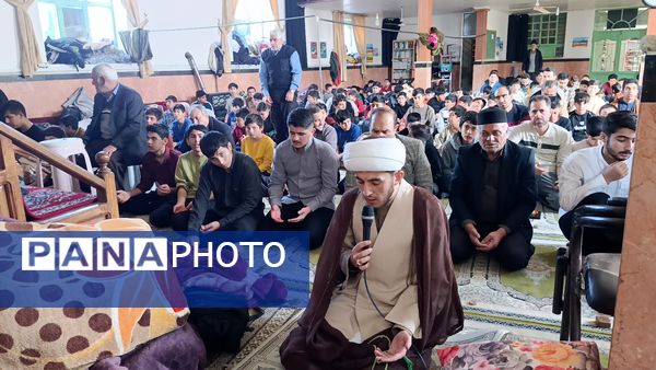 جلوه‌هایی از اعتکاف پسران آشخانه 