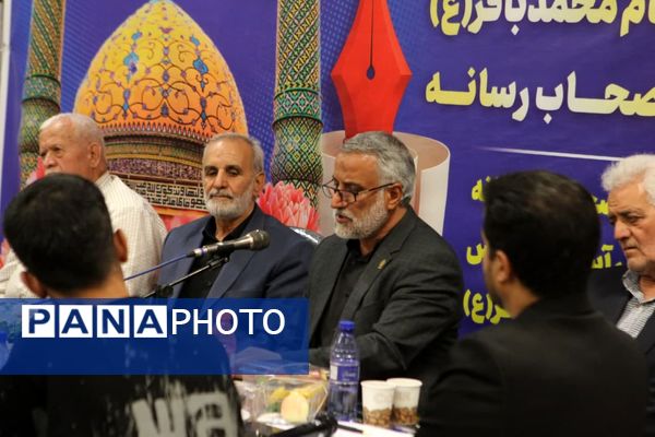نشست خبری رئیس هیات امنا و مدیر روابط عمومی آستان حضرت سلطانعلی(ع) و اصحاب رسانه