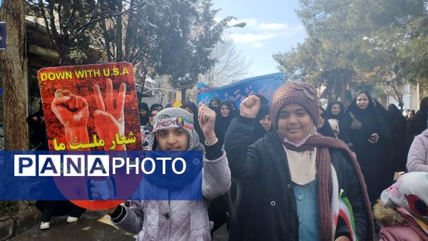 راهپیمایی یوم الله ۲۲ بهمن ماه در شهرستان خلیل‌آباد