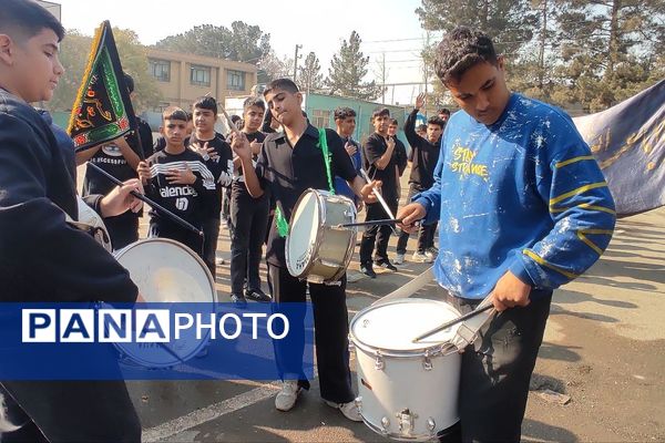 مراسم عزاداری شهادت حضرت زهرا(س) در مدارس کهریزک 