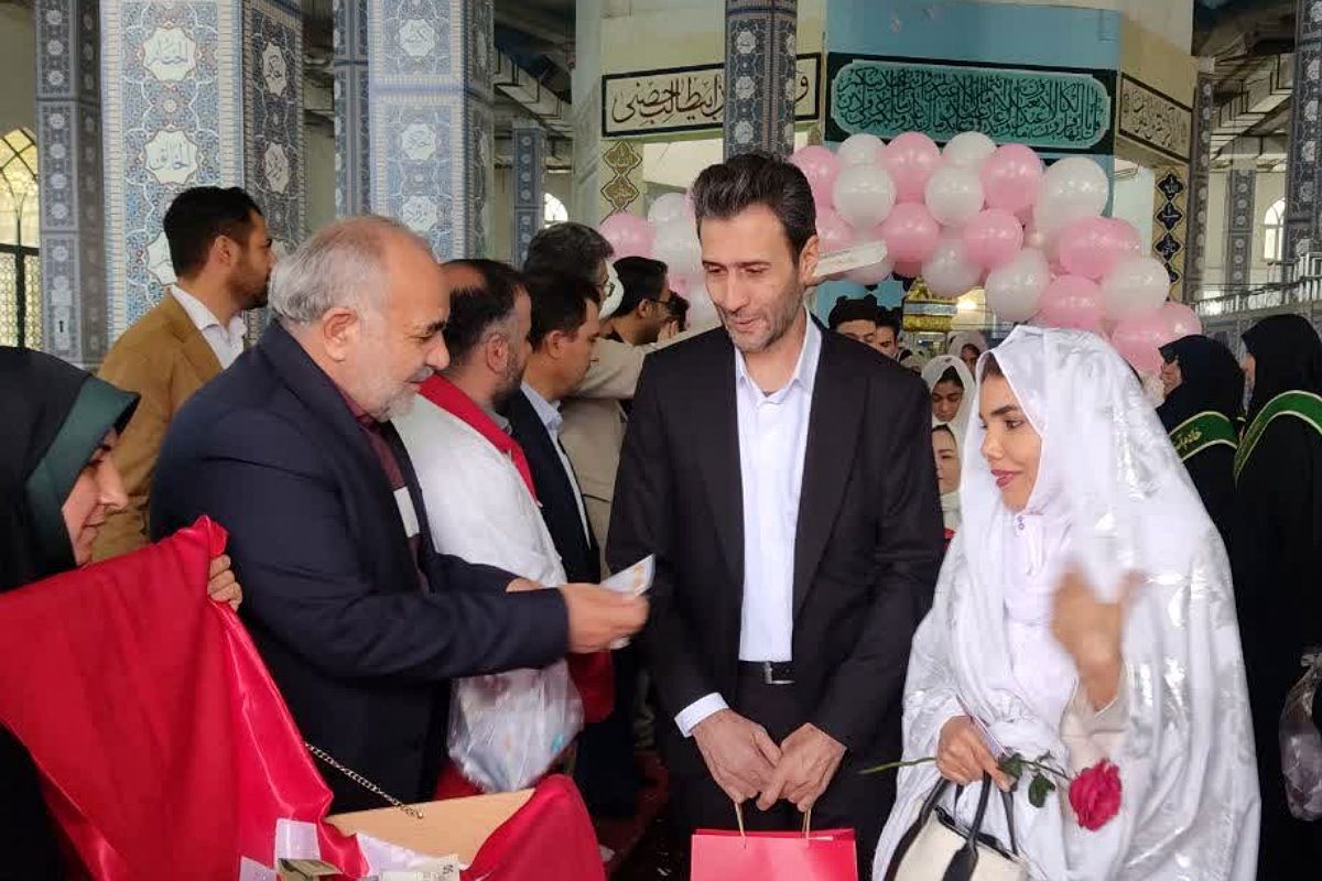ازدواج آسان در امامزاده حضرتین به مناسبت روز مادر با حضور 300 زوج