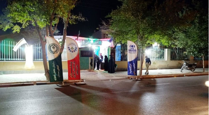 موکب عشاق‌الحسین سازمان دانش‌آموزی سمنان در آخر ماه صفر