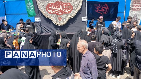 پیاده‌روی جاماندگان اربعین حسینی در شهرستان نظرآباد 