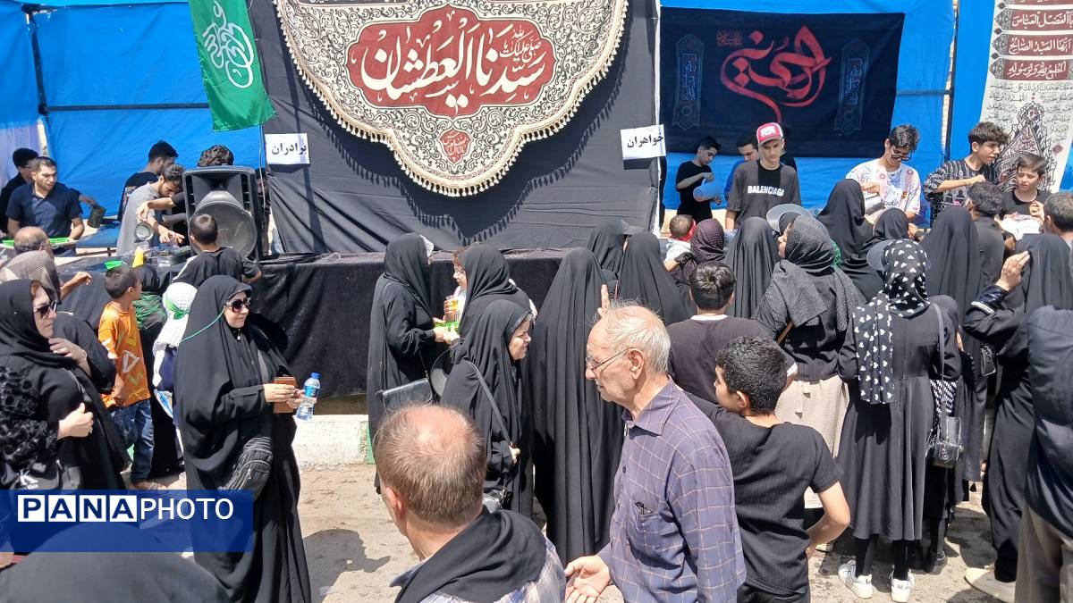 پیاده‌روی جاماندگان اربعین حسینی در شهرستان نظرآباد 