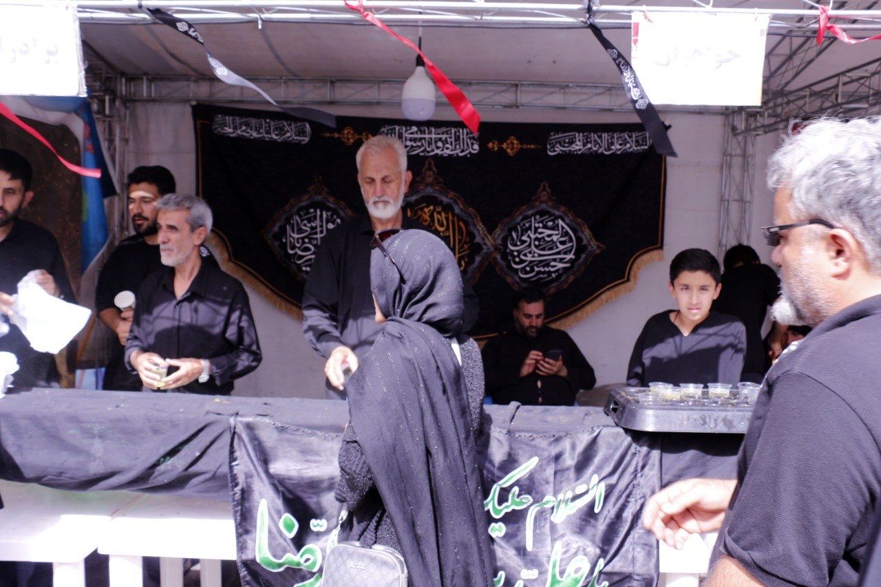 روایت تصویری از راه عشق مشهد در سوگ امام رضا(ع)