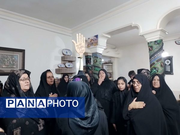 برگزاری مراسم عزاداری شب تاسوعای حسینی در روستای نقاب شهرستان خلیل آباد