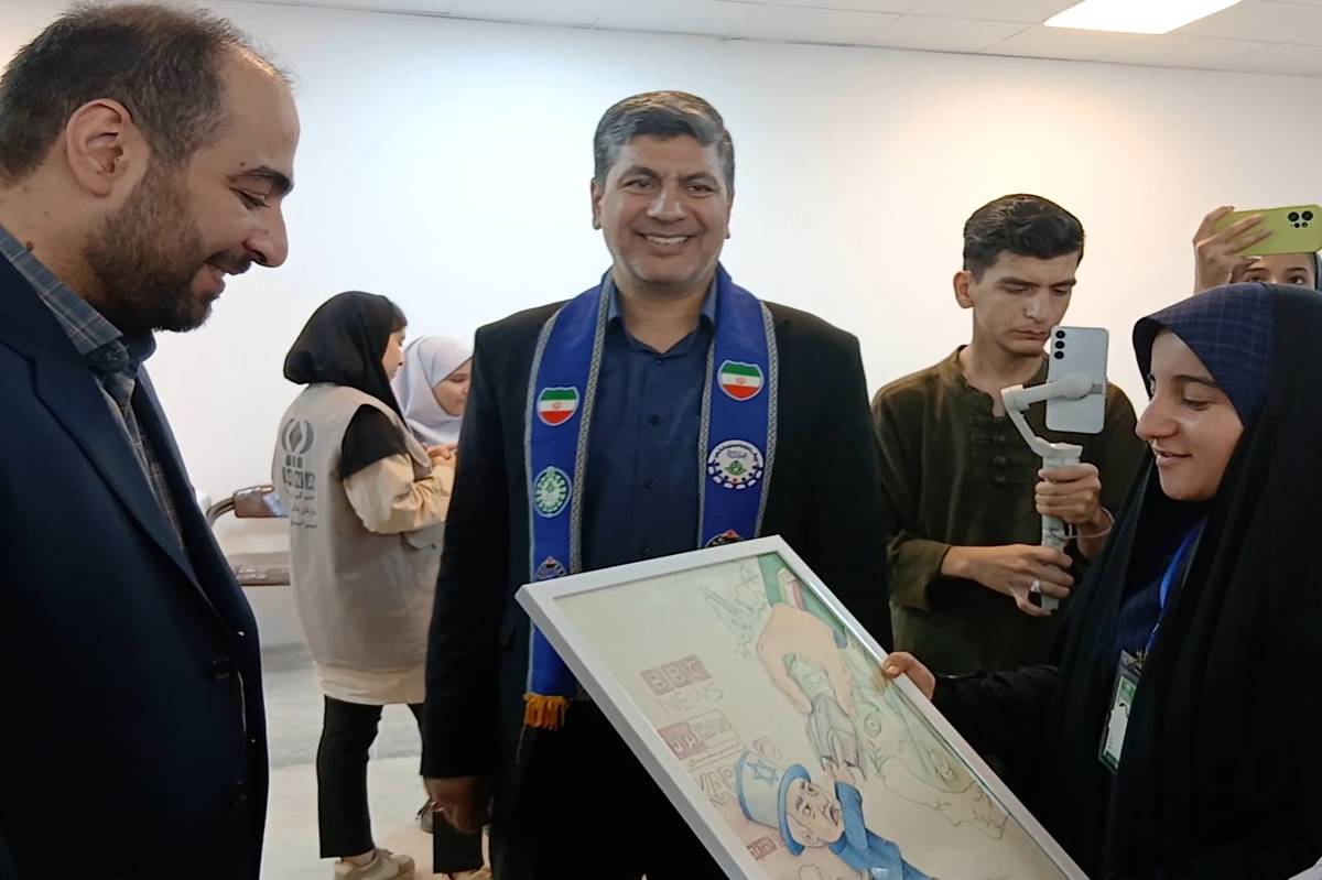بازدید مدیر کل کانون پرورشی فکری کودکان و نوجوانان خراسان رضوی از مانور رسانه ای پانا