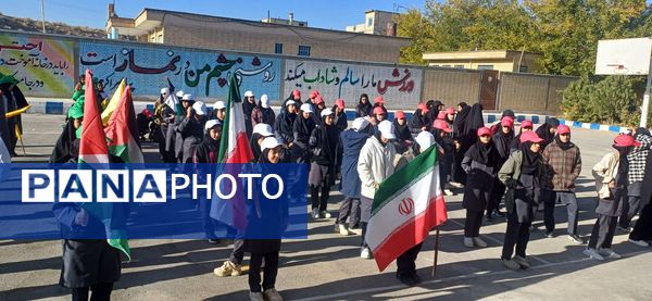 شوراب صغیر میزبان راهپیمایی باشکوه ۱۳ آبان و بزرگداشت روز دانش‌آموز