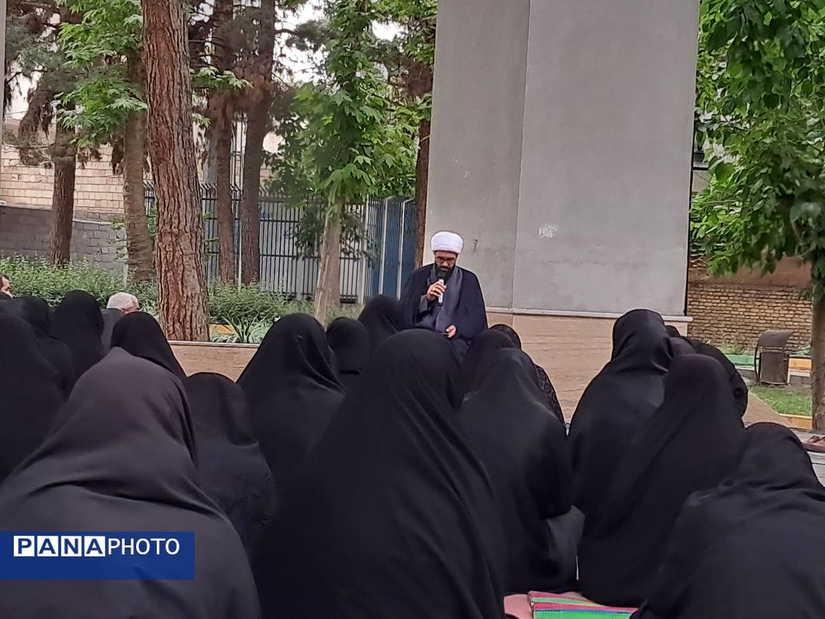 مراسم شهادت امام محمد باقر (ع) درکنار شهدای گمنام پارک وحدت آشخانه