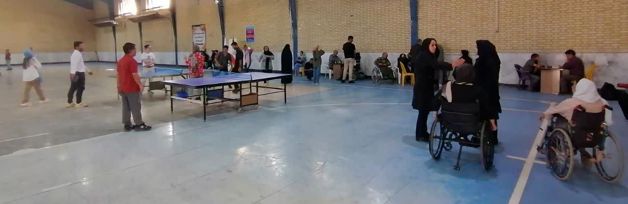 برگزاری مسابقات ورزشی ویژه جانبازان و توانیابان در شهرستان شیروان