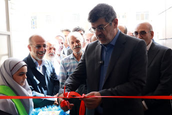 آیین افتتاح آموزشگاه ۶ کلاسه جهانفر شهرستان میبد