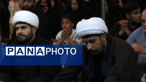 مراسم شب سوم سوگواری حضرت فاطمه(س) در تپه شهدای گمنام کهنوج