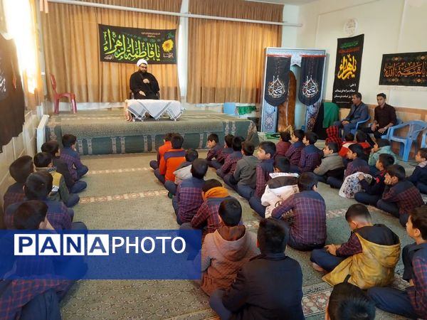 مراسم سوگواری شهادت حضرت فاطمه زهرا(س) در مدارس ابرکوه