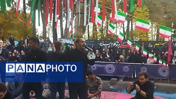 تدفین شهید گمنام در پارک مهر نیشابور 