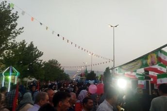 جشن غدیر یک کیلومتری  درزرقان 