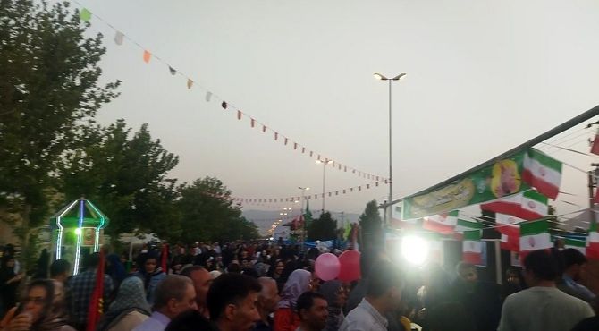 جشن غدیر یک کیلومتری  درزرقان 