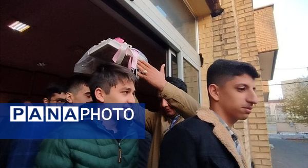 مراسم بدرقه زائران عمره مفرده ویژه دانش‌آموزان پسر استان آذربایجان شرقی