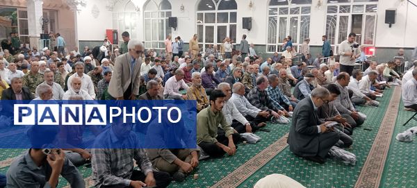 گرامیداشت اولین سالگرد شهادت سیدحسن نصرالله در امام زاده سید حمزه (ع) کاشمر 