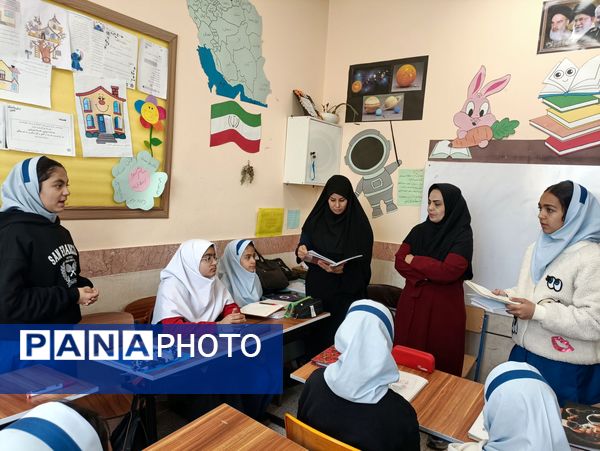 بازدید و ارزیابی مسئولان آموزش پرورش از دبستان زنده  یاد امینی پور