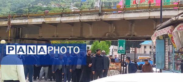 تشییع پیکر جانباز هشت سال دفاع مقدس در سوادکوه