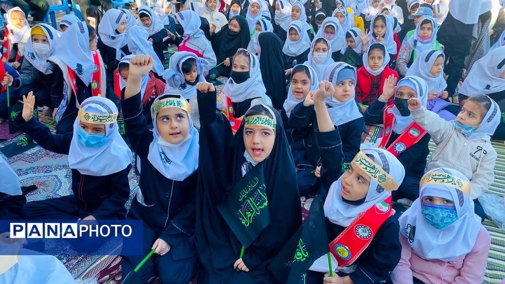 فاطمیه در مدرسه عصمت شهرستان باخرز