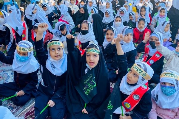 فاطمیه در مدرسه عصمت شهرستان باخرز