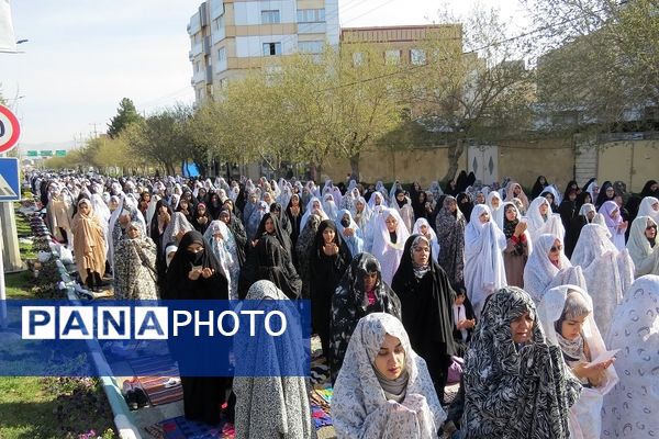 اقامه نماز عید فطر در شهرستان بجنورد 
