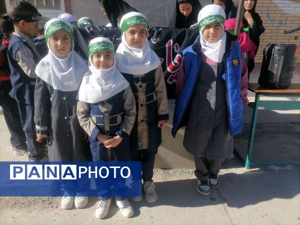 برپایی موکب دانش‌آموزی به‌مناسبت شهادت حضرت فاطمه(س)