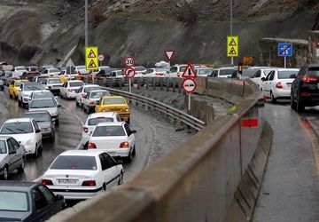 ترافیک سنگین در جاده‌های کشور