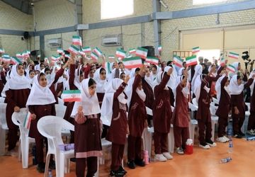 آیین بازگشایی مدارس در دبستان دخترانه پالایشگاه نفت