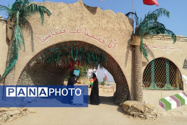 ورود کاروان راهیان نور دختران پیشوا به سرزمین حماسه