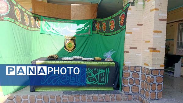 برپایی موکب ایام عزاداری فاطمیه در دبیرستان صدرا یزد