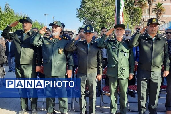 تشییع شهید قهرمان بر دستان پهلوانان خوزستان