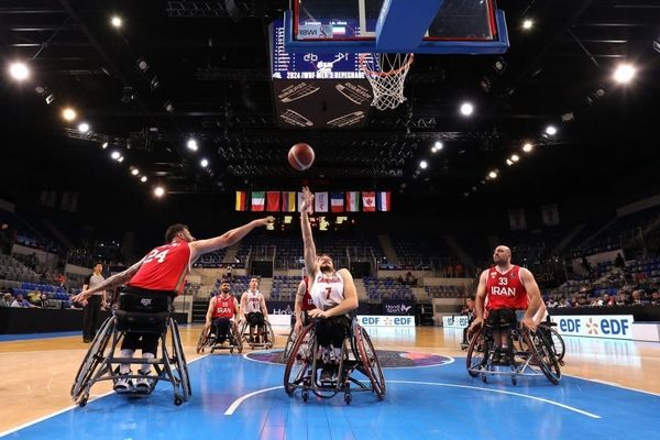 تیم ملی بسکتبال با ویلچر مردان ایران در برابر استرالیا مغلوب شد