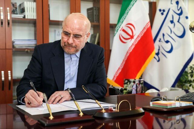 پیام تسلیت رئیس مجلس در پی درگذشت همسر سردار فدوی