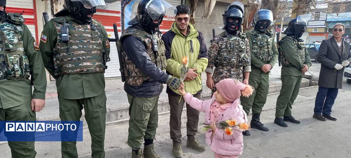 قدردانی مردم از مدافعان امنیت در روز پدر