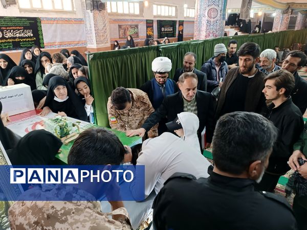 عطر حضور شهید گمنام در نماز جمعه فارسان