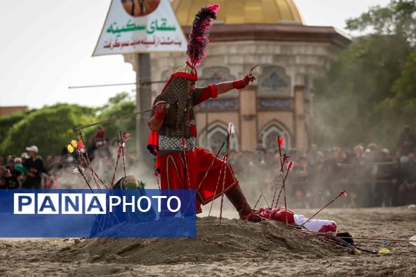 برگزاری تعزیه روز اربعین امامزاده شاه کرم