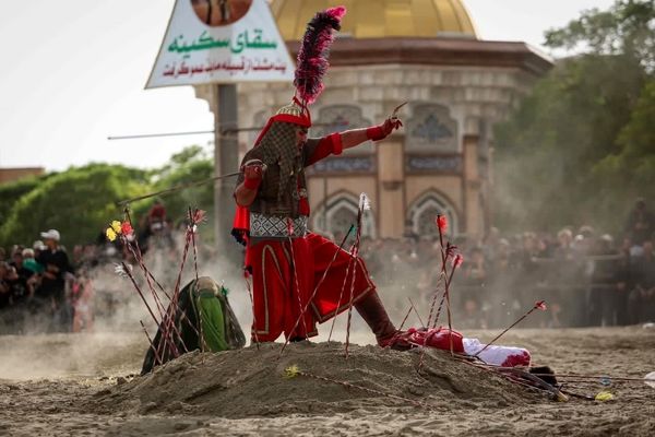 برگزاری تعزیه روز اربعین امامزاده شاه کرم