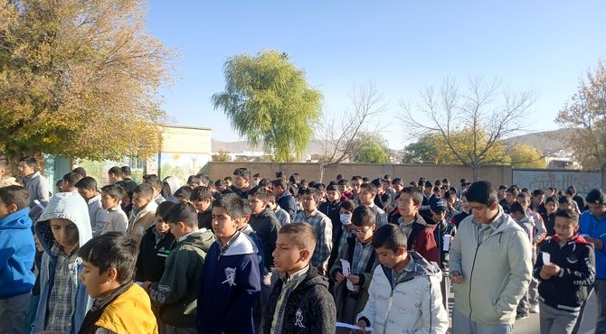 روز دانش‌آموز در دبیرستان نمونه دولتی شهید حاج قاسم سلیمانی بن 