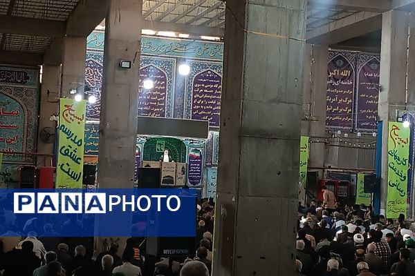 نماز عبادی سیاسی جمعه در هفته بسیج مستضعفین در نیشابور 