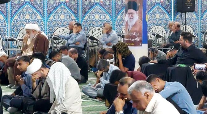 دعای روح‌‌بخش عرفه در میناب برگزار شد 