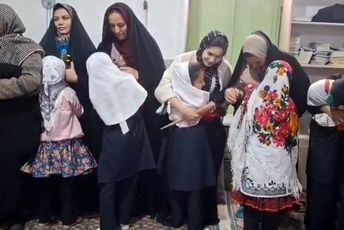 مراسم ولادت حضرت فاطمه زهرا (س) در دبستان توحید کلاته رودبار 