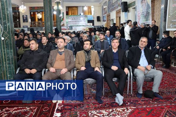 مراسم یادبود پنجمین سالگرد شهادت حاج قاسم سلیمانی در شهرستان سرعین 