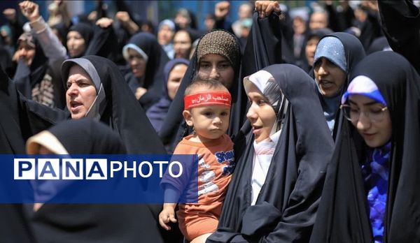 راهپیمایی جمعه خشم شهرستان ساوجبلاغ علیه جنایات رژیم ظالم صهیونیستی