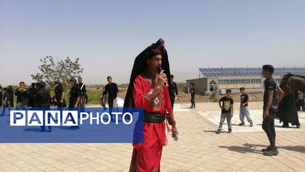 تعزیه‌خوانی اباعبدالله الحسین در روز عاشورای حسینی در روستای نقاب