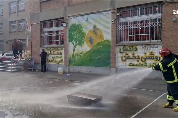 مانور سراسری زلزله در ارومیه