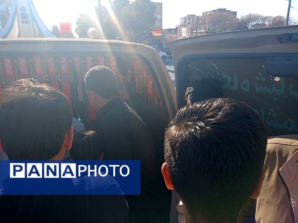 شهید گمنام در کاشمر تشیع شد