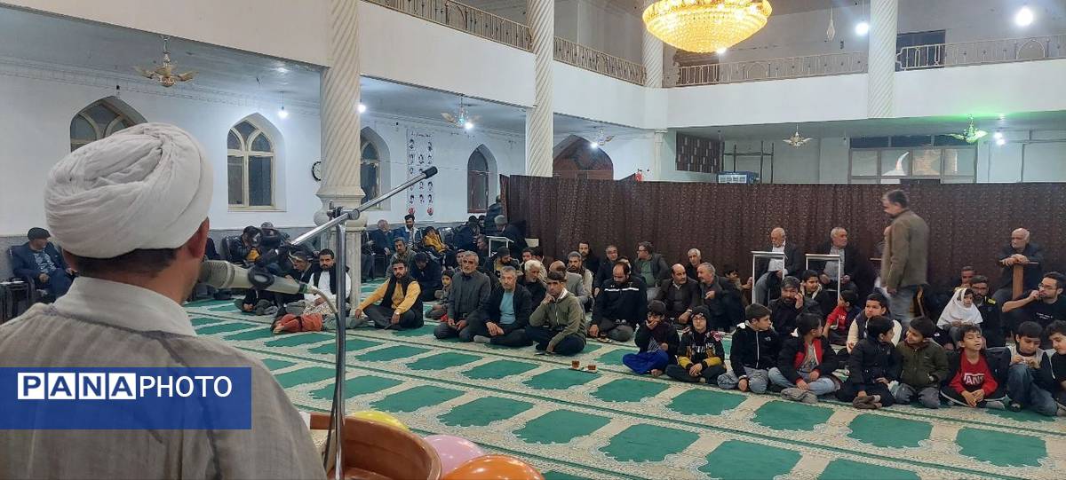 جشن ولادت امام علی (ع)در مسجد جامع روستای ارغا
